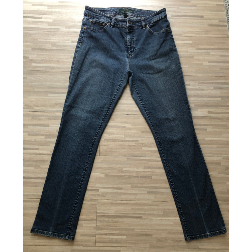 LRL, Lauren Jean Co., Heritage, Women's Jeans, Size 8, Straight Leg, Medium Wash